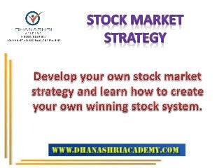 Stock Market Tutorials by Dhanashri Academy