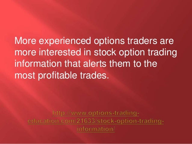 Information about stock options