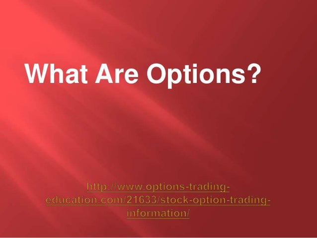 Option trading details