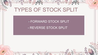 Understanding the stock split and dividend reinvestment plans | PPTX