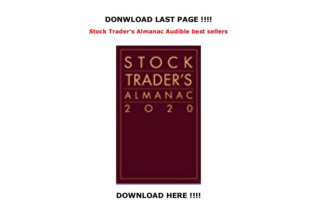 Stock Trader's Almanac Audible best sellers