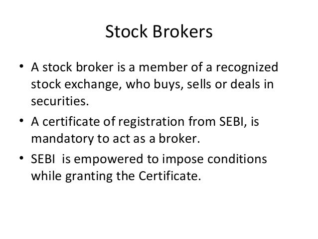definition of broking