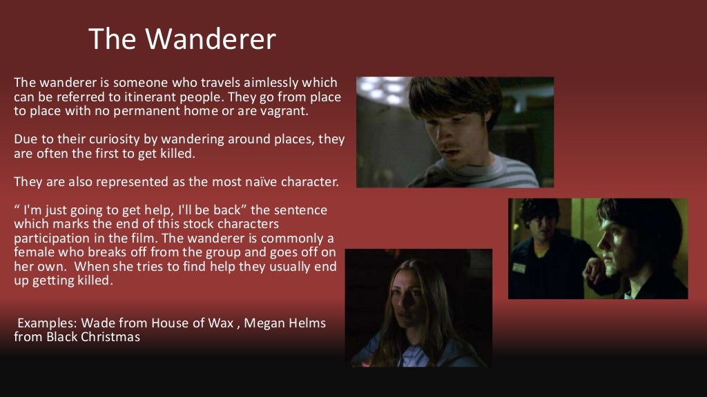 Stock characters in horror films