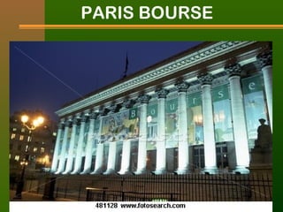 PARIS BOURSE 
 