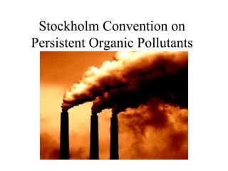 Stockholm Convention on
Persistent Organic Pollutants
 