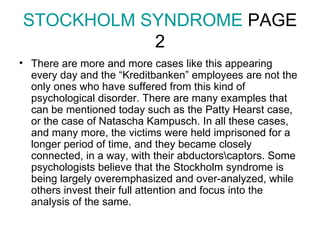 Stockholm syndrome