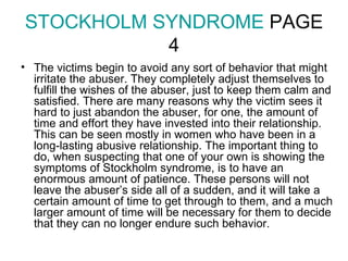 Stockholm syndrome