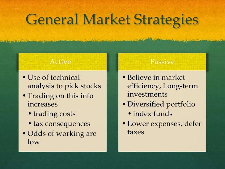 Effective stock trading strategies