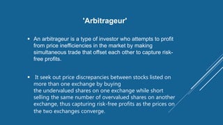 Stock market | PPTX