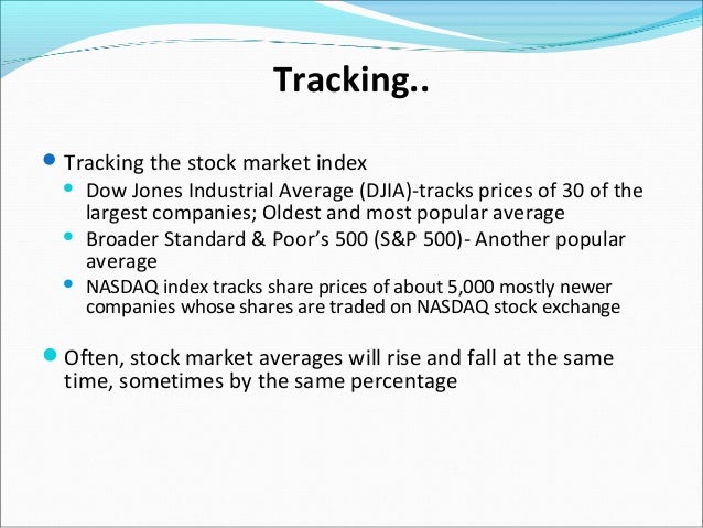stock market and the economy ppt slides