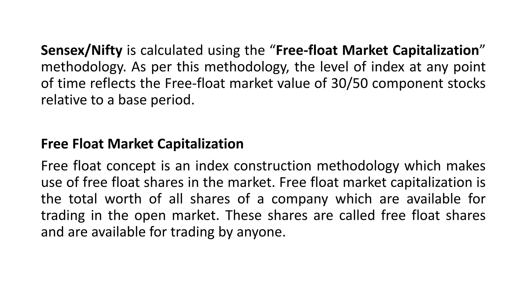 Stock Market Indices & its fluctuation | PPTX