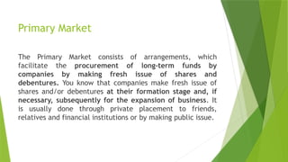 Stock market operations introduction pptx | PPTX