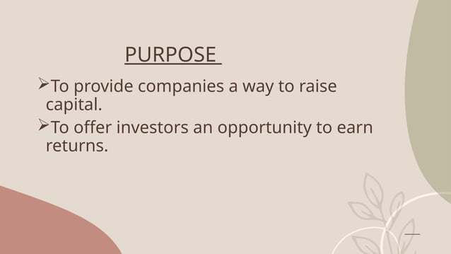 Stock Market Ppt By Aakriti Jindal Pptx