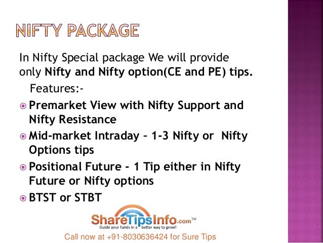 How to trade in nifty options for intraday gain