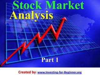 Stock Market Analysis Part 1 Created by: www.Investing-for-Beginner.org 
