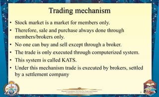 Stock market trading and investing in shariah perspective | PPTX