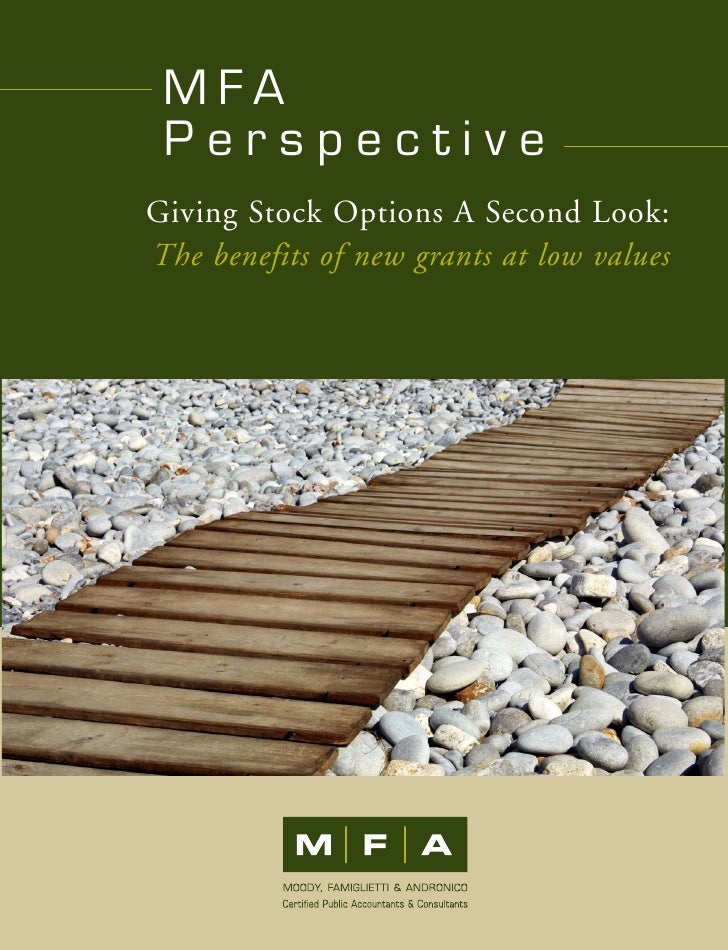 Giving stock options