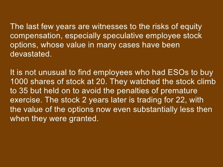 Stock options granted to employees