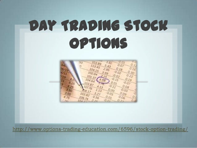 Stock option trading training