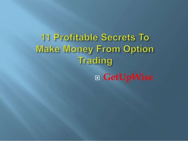 How to make profit in option trading in indian