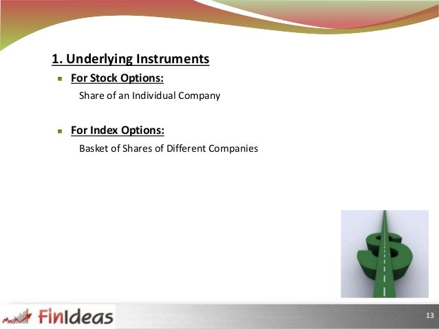 Index options versus stock options