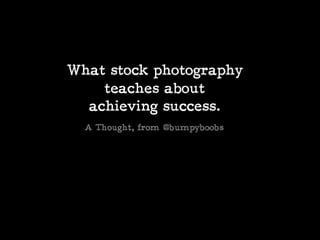 Stock photography success