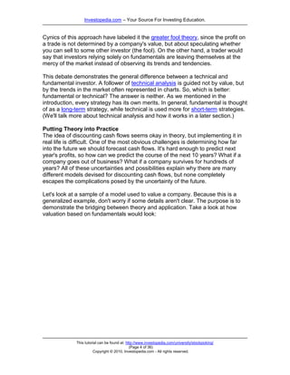 Stock Picking Strategies | PDF
