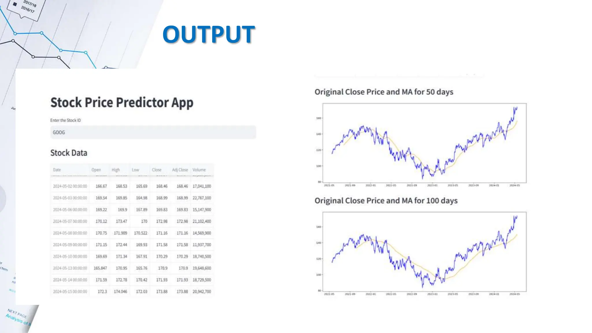 stock price prediction using machine learning | PPTX | Stocks and Bonds ...