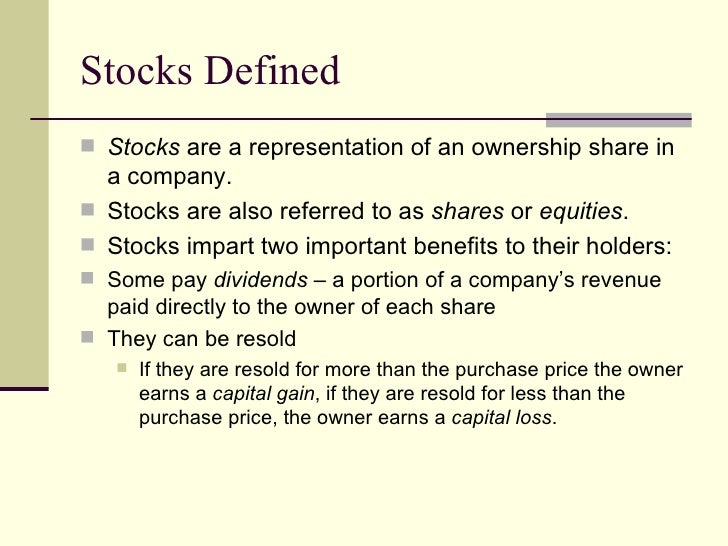Stock options simplified