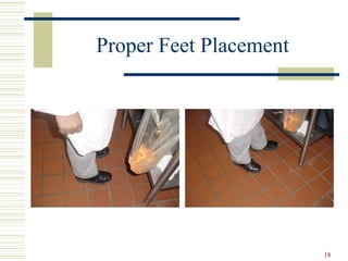 Proper Feet Placement 