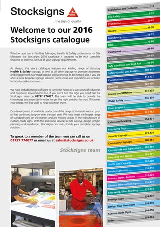 Stocksigns 2016 catalogue | PDF