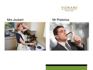 Mrs Joubert Mr Pretorius 
 