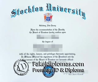 Stockton University degree