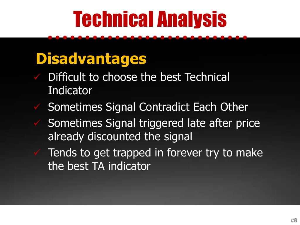 Technical Analysis 8 Disadvantages