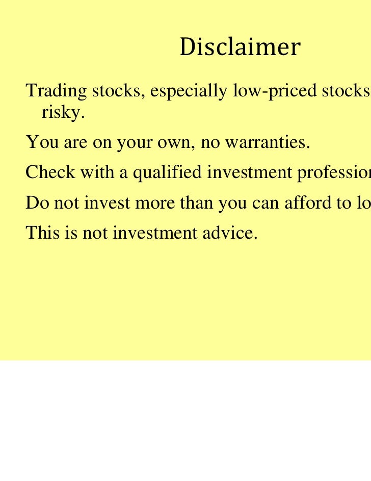 Successful stock market trading strategies