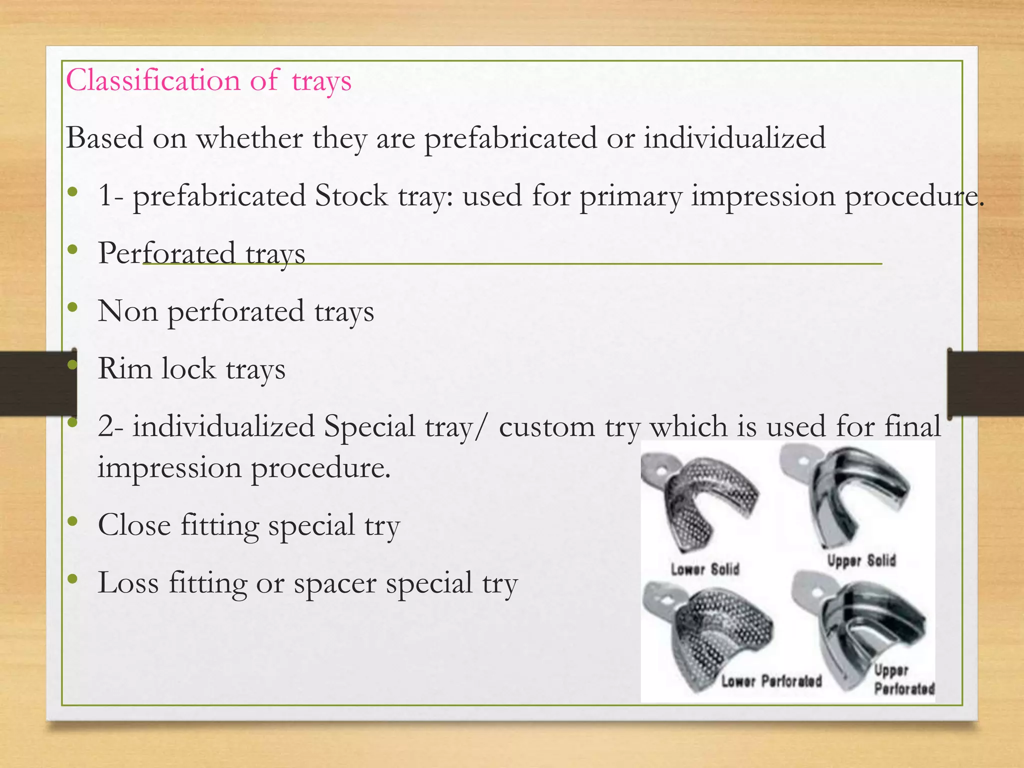 Tray Definition tray definition and classification | PPTX