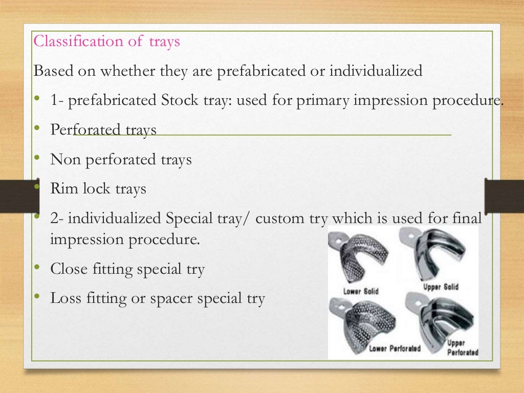 tray definition and classification