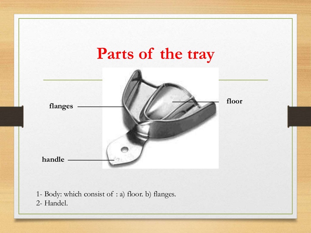 tray definition and classification