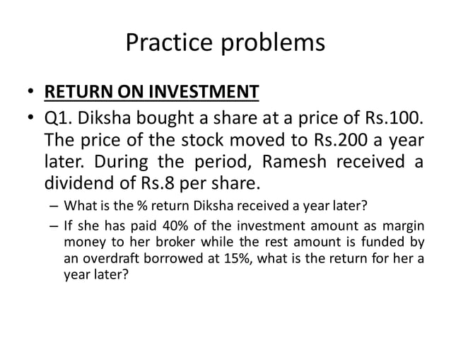 Stockvaluation Lecture Pdf Stocks And Bonds Personal Investing