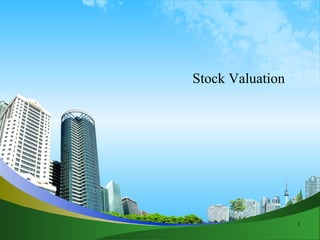 Stock Valuation 