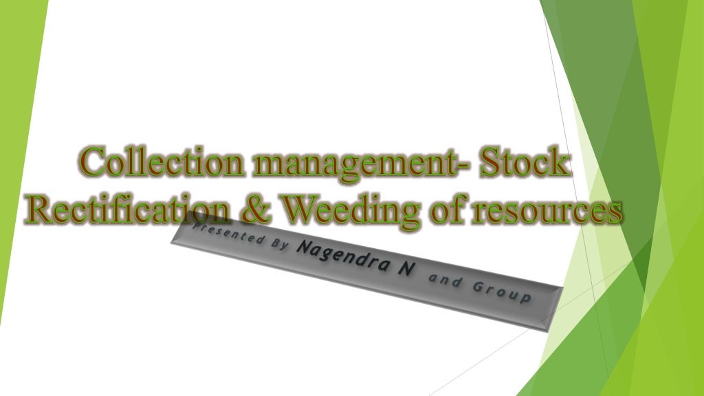 Stock verification PPt