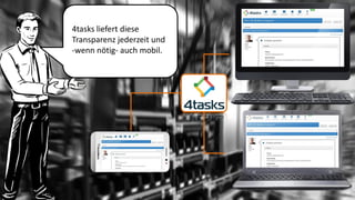 4tasks liefert diese Transparenz jederzeit und 
-wenn nötig-auch mobil.  