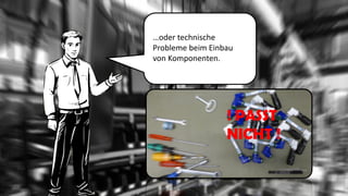 …oder technische Probleme beim Einbau von Komponenten. 
! PASST NICHT !  
