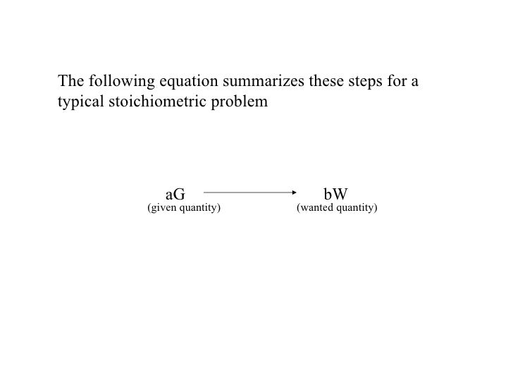 stoichiometry equation maker stoichiometry equation maker