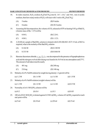 Some basic concepts of chemistry | PDF