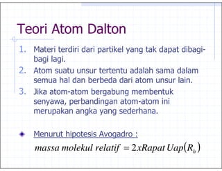 !
&4                  ,       1         ,
            4
04
                                           4
)4 ;
       17 %,
        ,            1            4

                ,       $
     massa molekul relatif = 2 xRapat Uap(Rh )
 