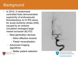 MECHANICAL THROMBECTOMY IN ACUTE ISCHEMIC STROKE | PDF