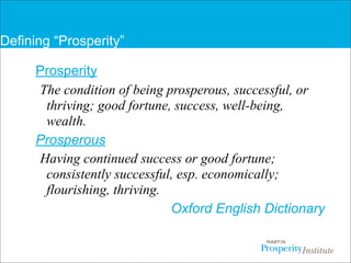 Overview of Creative Class  and the “3Ts”