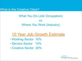 Overview of Creative Class  and the “3Ts”