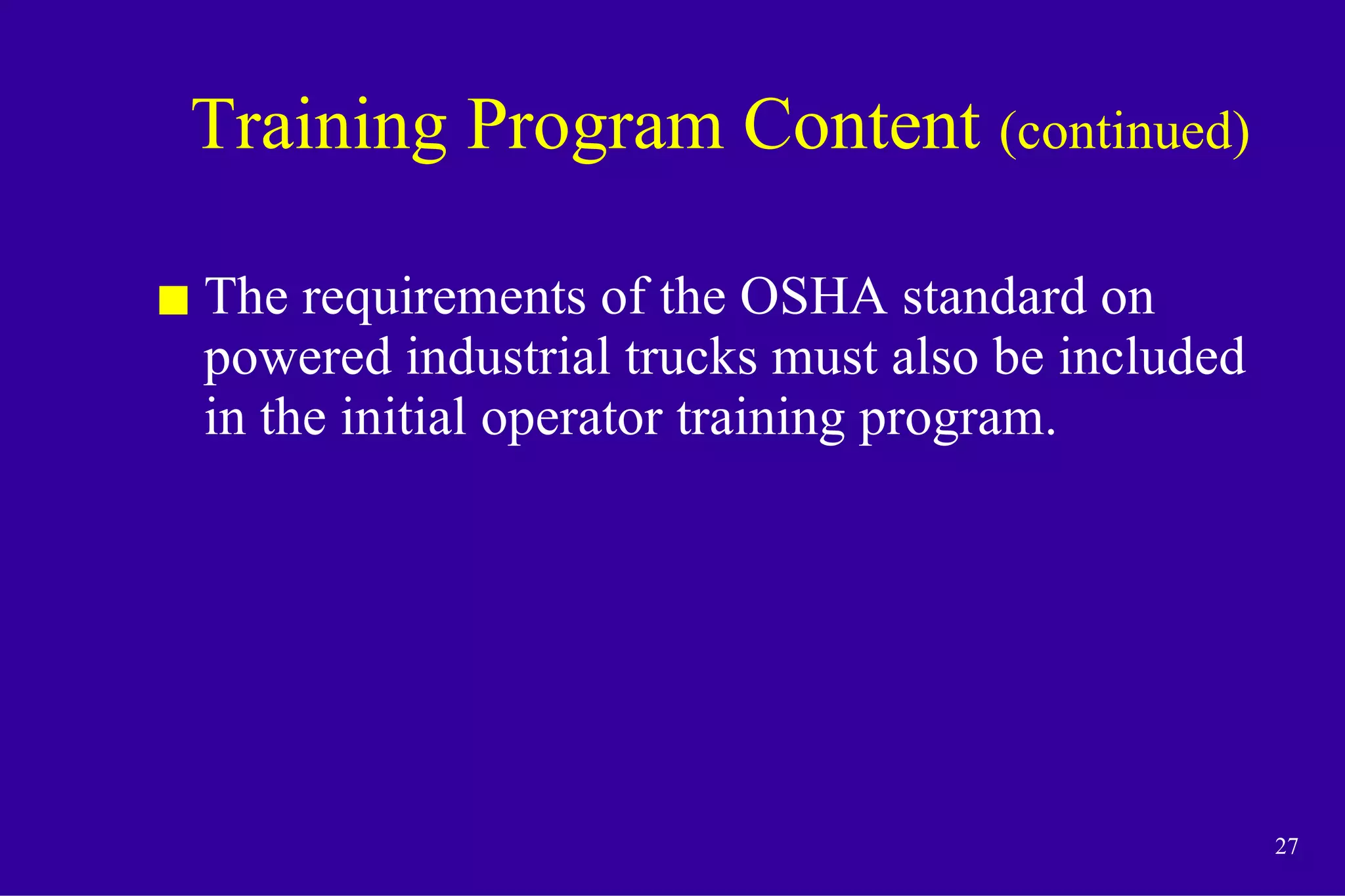 Forklift Training | PPT